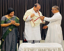 Newly-elected MLC Ivan D’Souza felicitated by Christian community of Udupi
